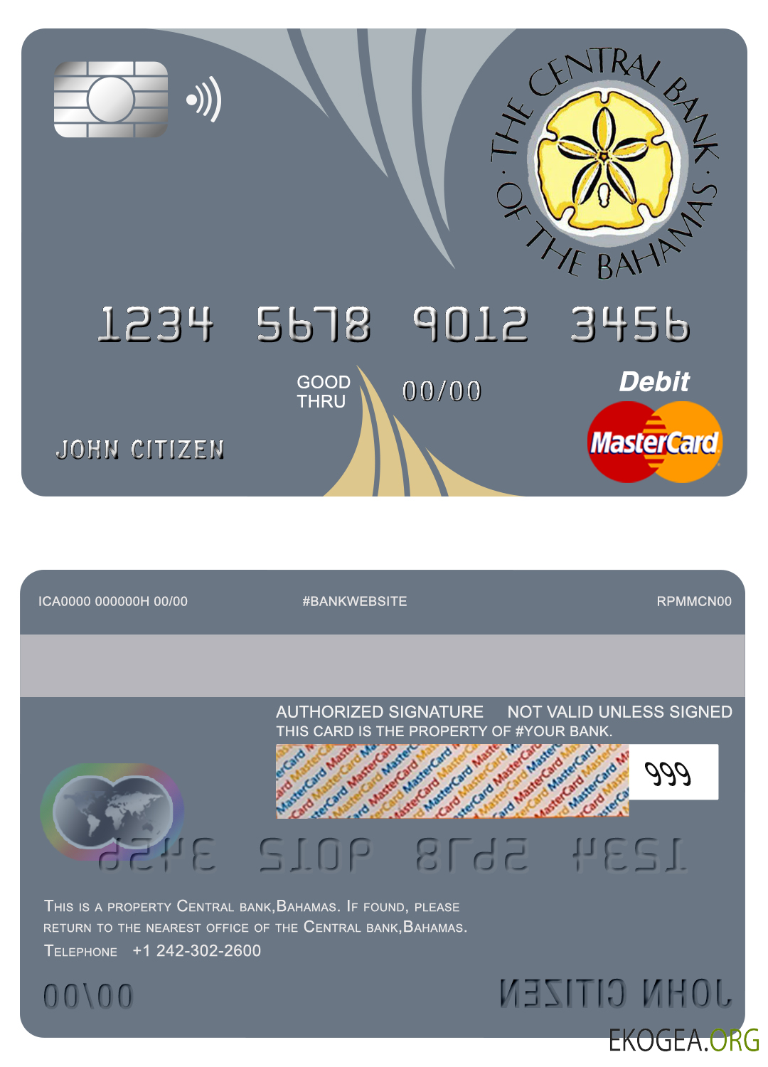 Mastercard de la Banque centrale des Bahamas